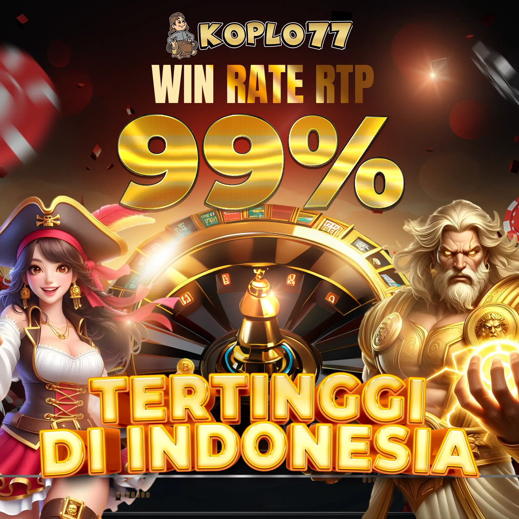 Tampilan aplikasi permainan pada perangkat Android